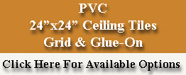 PVC Ceiling Tiles for Drop in Grid PVC Ceiling Tiles for Drop in Grid