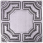 Pre-Painted ceiling tiles The ceiling tiles and panels are made of uniform extruded polystyrene foam. With this technology, it is possible to obtain smooth and even surface. They will give your ceiling an extremely attractive look. Additionally, the til 20″x20″ Caracas Silver/Black Plus Foam 8pc/case (#R32)